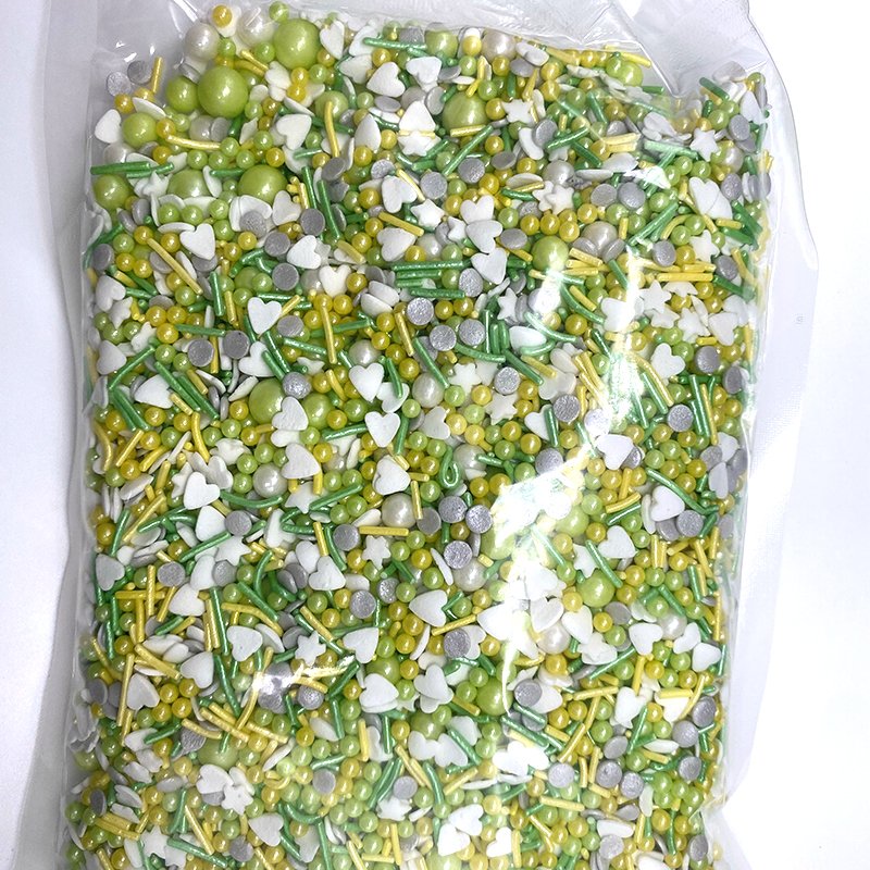 Halal Amazon Christmas Halloween Polymer White Rose Gold Faux Chocolate Edible Baking Decorate Candy Cake Sugar Pearl Sprinkles