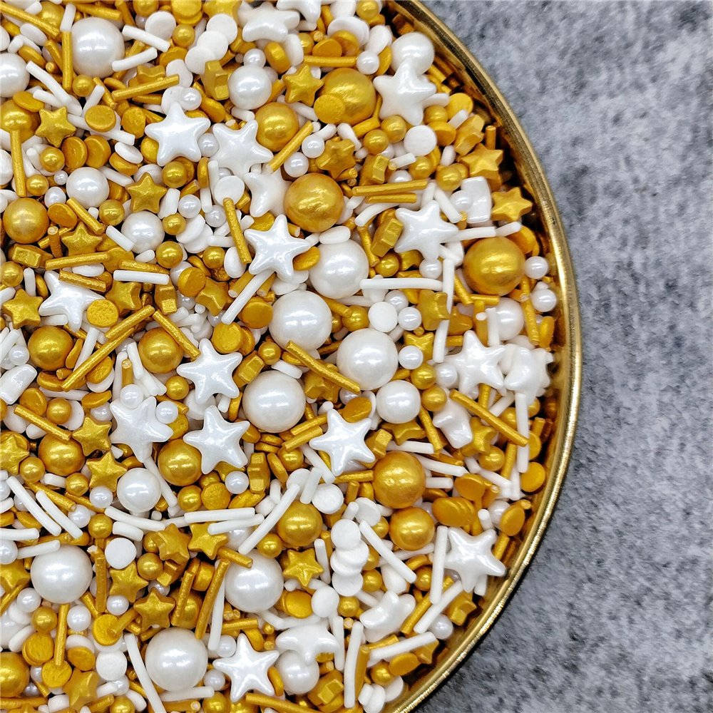 sprinkles cake decoration edible sugar pearls
