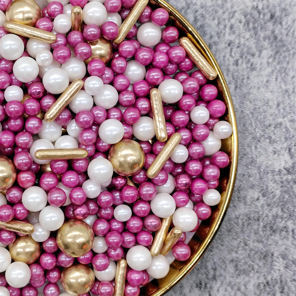 sprinkles cake decoration edible sugar pearls