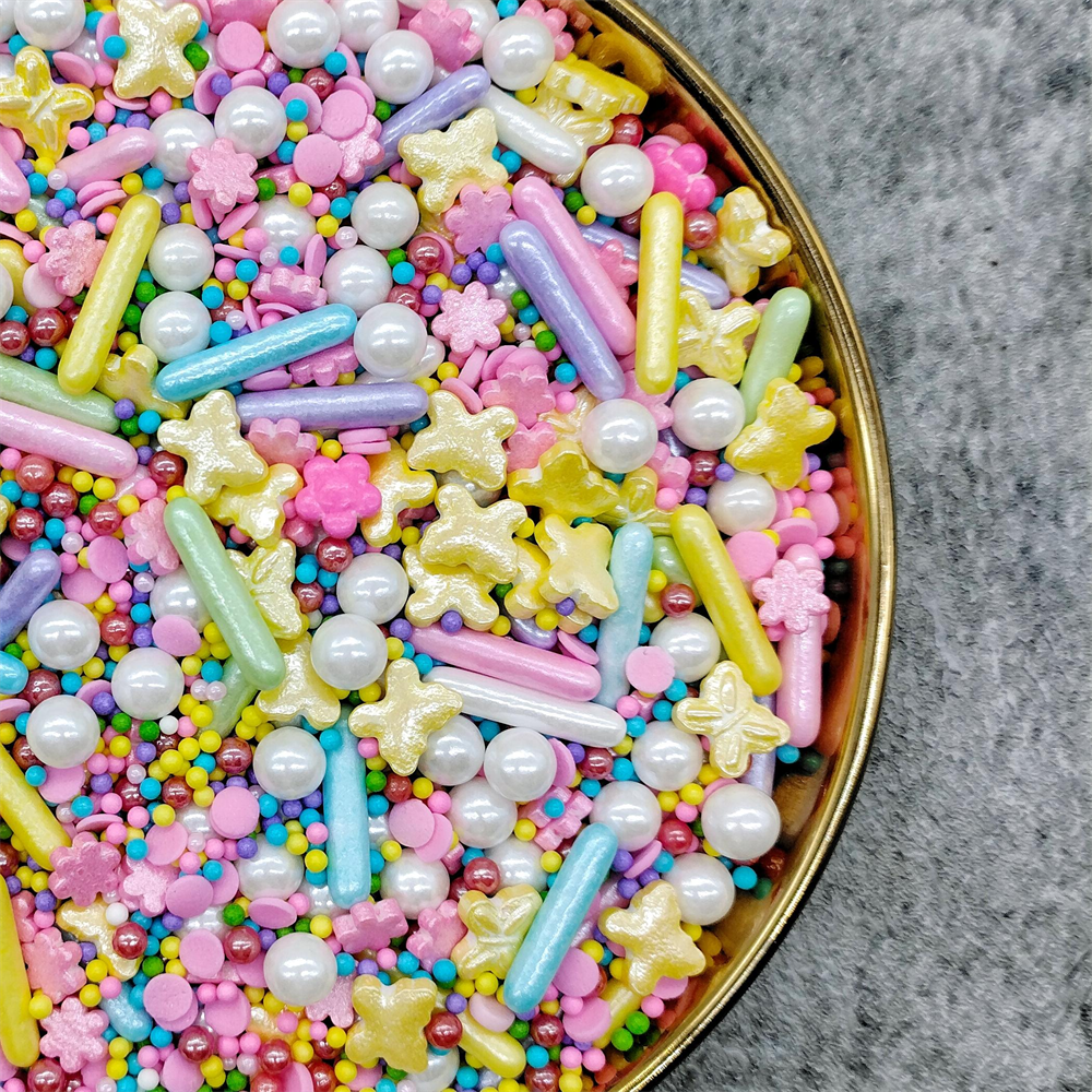 sprinkles cake decoration edible sugar pearls