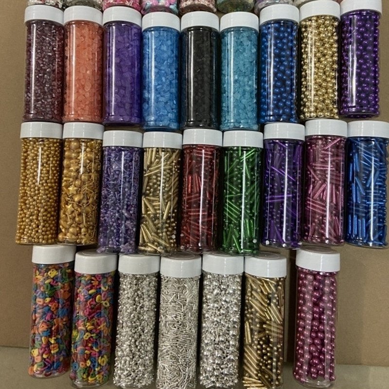 2021 sprinkles-para-cupcake edible Flakes Confetti Cotton Candy Sprinkles Cake Decorations edible sprinkles easter