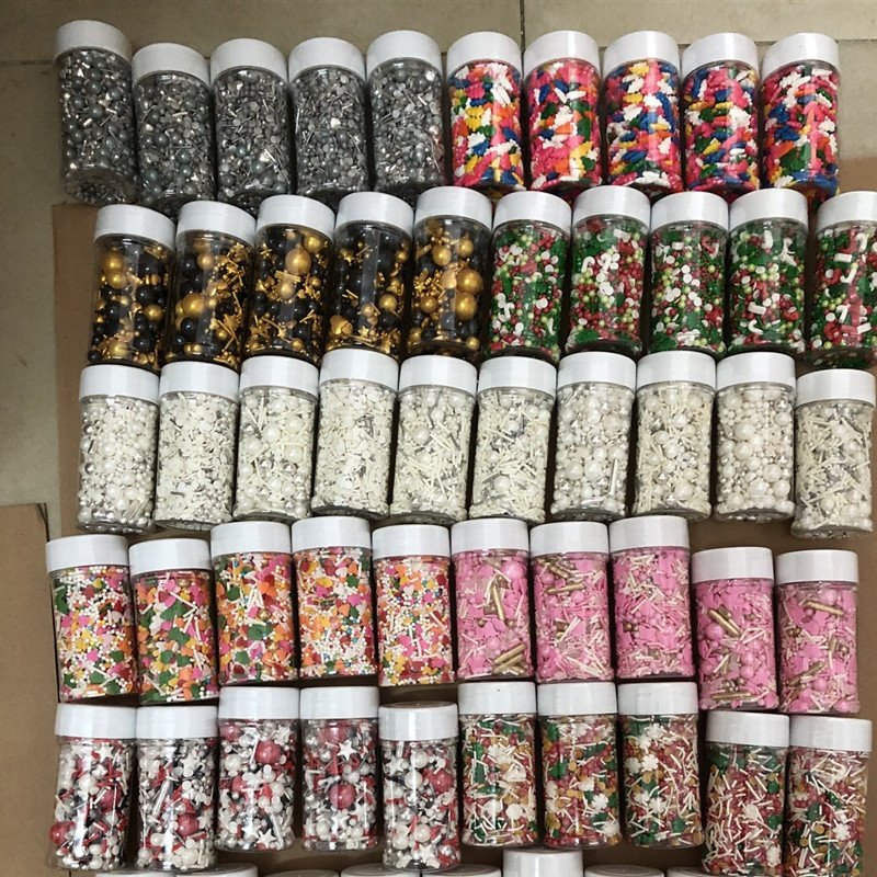 2021 sprinkles-para-cupcake edible Flakes Confetti Cotton Candy Sprinkles Cake Decorations edible sprinkles easter