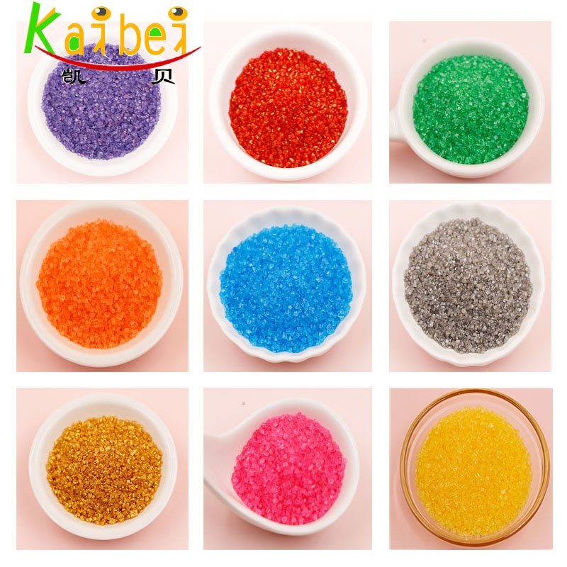 Sanding Sugar marshmallow donut Edible Sugar Sprinkles, Edible Sanding Sugar in Handheld Container