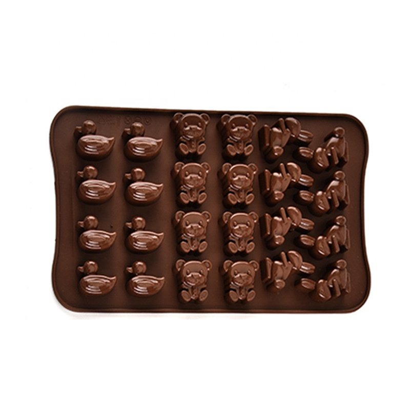 15 Cavity Flower Silicone Mold Silicone Heart Shaped Baking Mould Cake Tools Chocolate Truffles Mold Caramel Molds Customized