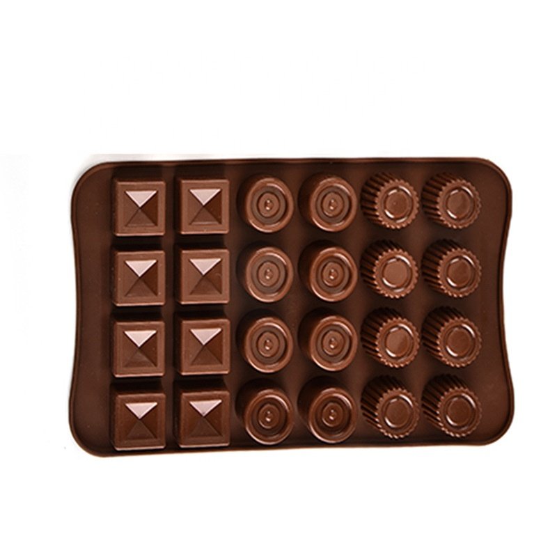 15 Cavity Flower Silicone Mold Silicone Heart Shaped Baking Mould Cake Tools Chocolate Truffles Mold Caramel Molds Customized