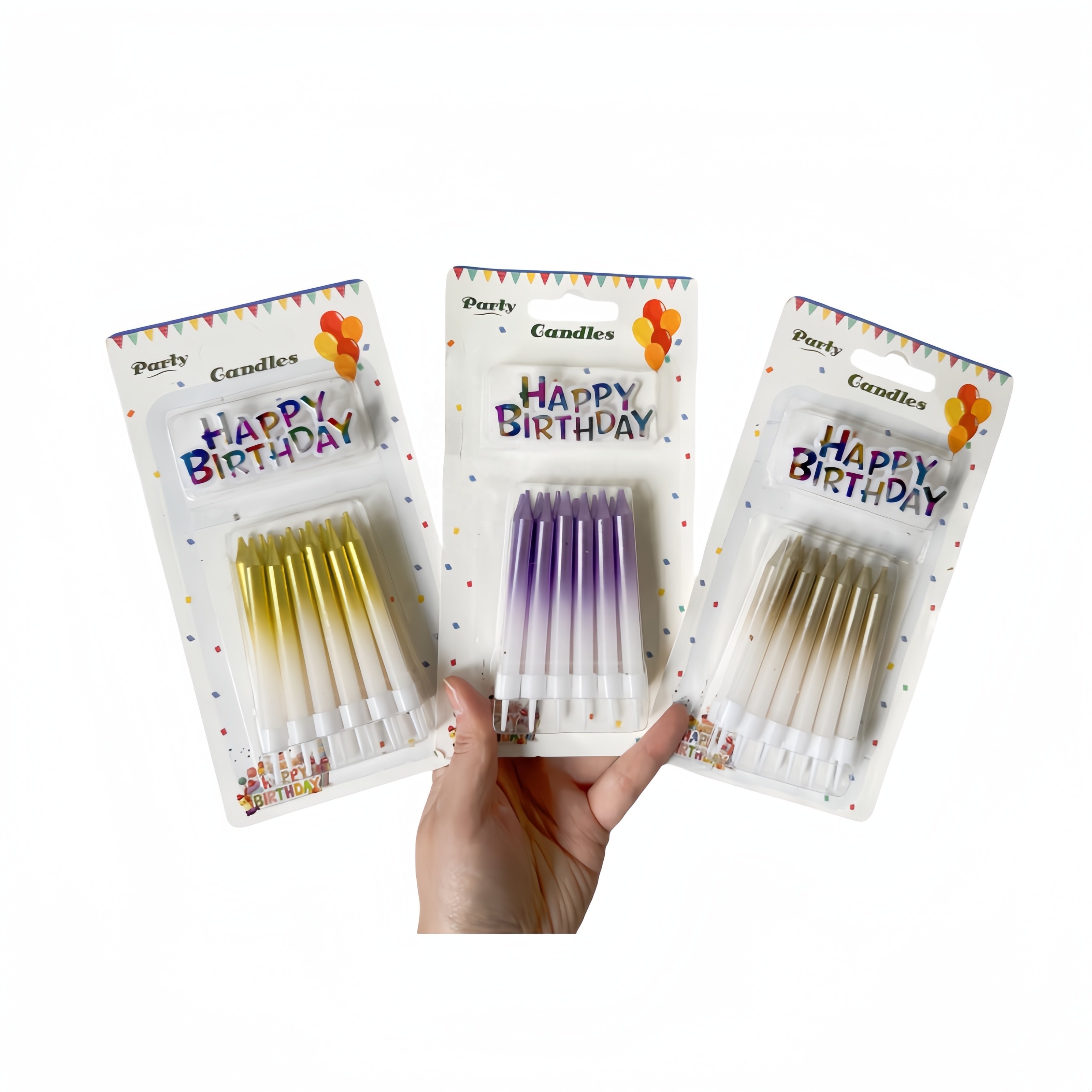 Wholesale Birthday Candles Custom Cake Candles for Birthday Party Festival Supplies