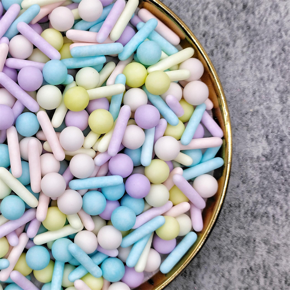 30g 80g 100g 500g 1000g Mixed Colorful Edible Sugar Pearl For Cake Decorations Sprinkles