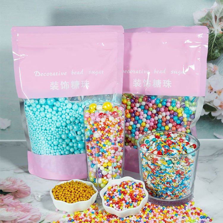 Christmas Edible Gold Sprinkles Cake Decoration,Halal Sprinkles Sugar Pearl
