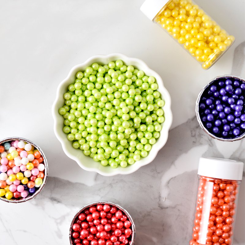 7mm bakery ingredients wholesalers reasonable price sugar beads sprinkles candy factory for ice cream lollipop decoration