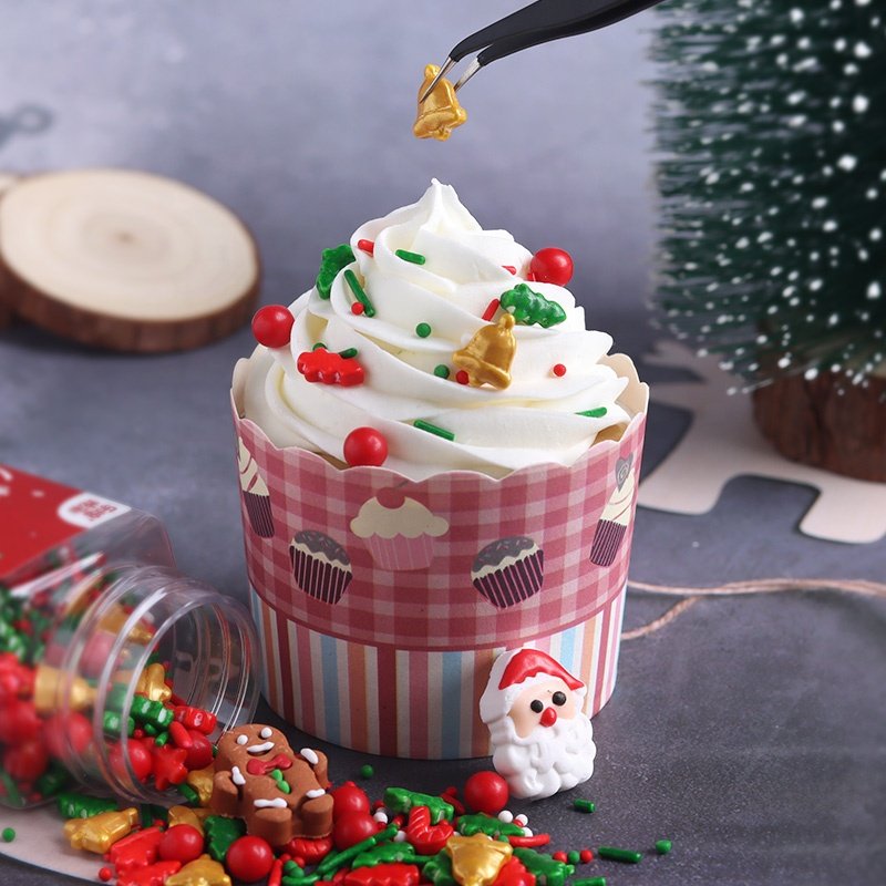 2022 New Arrivals Chocolates Sprinkles Edible Icing Decoration Fondant for Christmas Baking Decoration