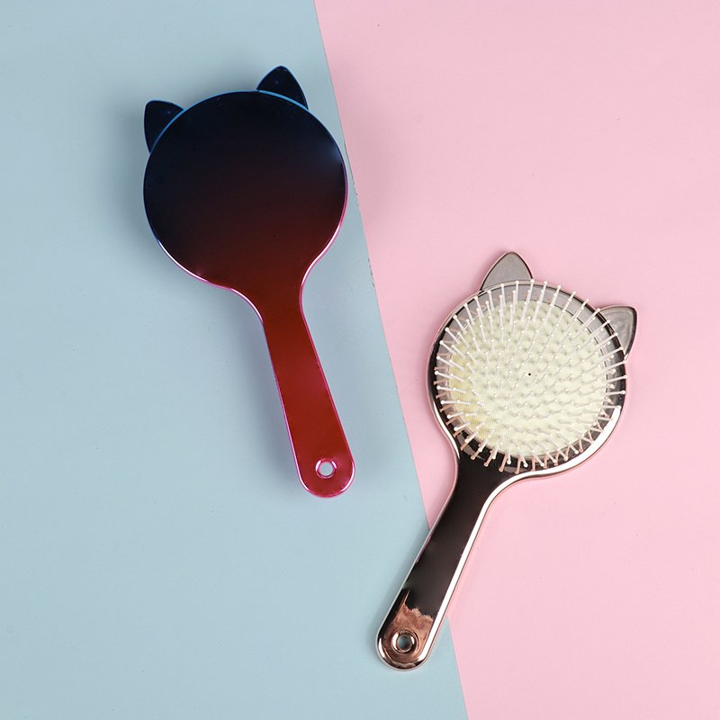 Wholesale Hair Care Brush Bristle Wet Dry Detangling Soft Massager Cushion Nylon Boar Bristle Hair Brush