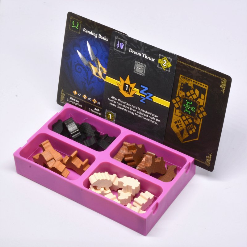 129*79mm Game Token Trays And Card Rack Two In One