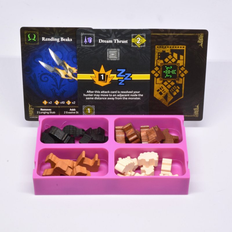 129*79mm Game Token Trays And Card Rack Two In One