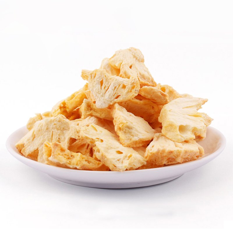Bulk Pack or Customize Pack Dried Fruits Chips Freeze Dried Pineapple