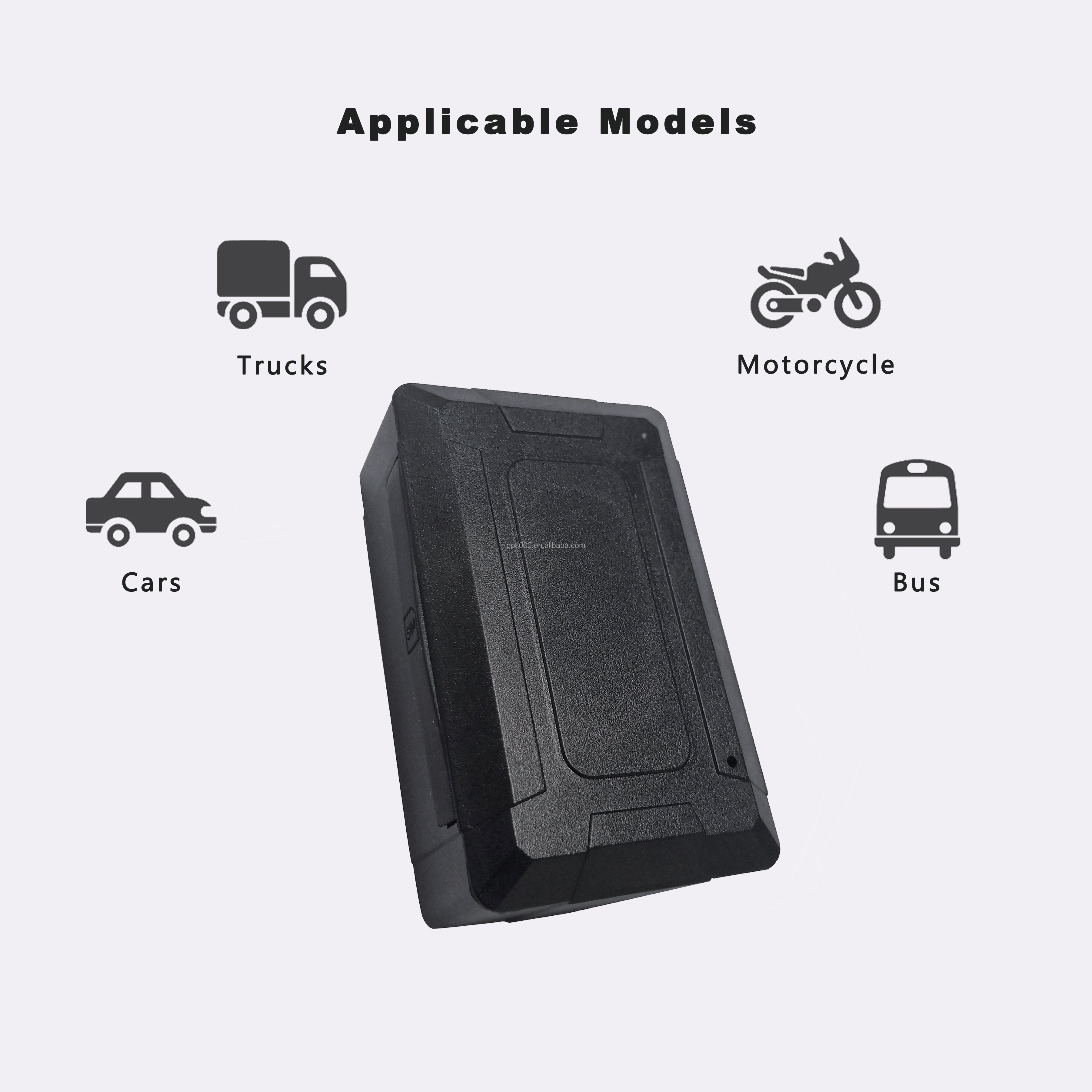Small size wireless GPS tracker, supports charging, magnetic adsorption GPS tracker 800 mAh