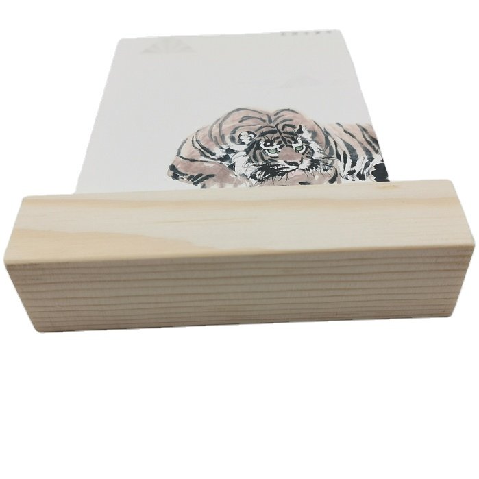 Custom wooden card stand holder place card holder wood