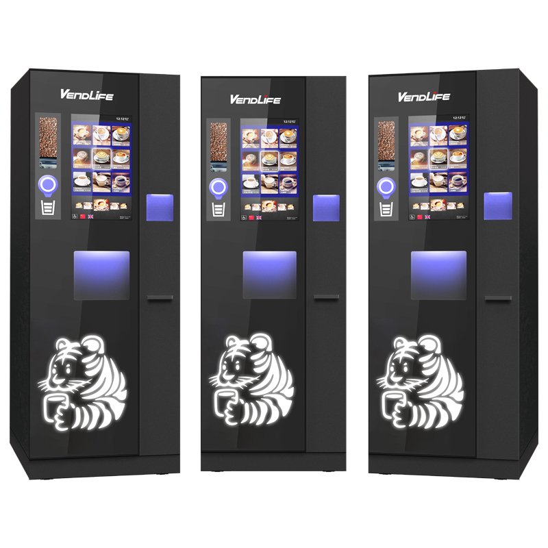 Newly Commercial Freshly Grinding Vending Cold And Hot Coffee Machine Fully Automatic for Public Place