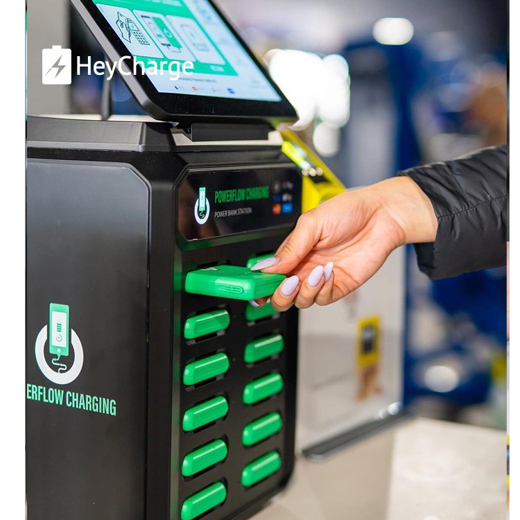Mobile Phone Powerbank charger vending machine credit card sharing power bank charging station rental portable battery
