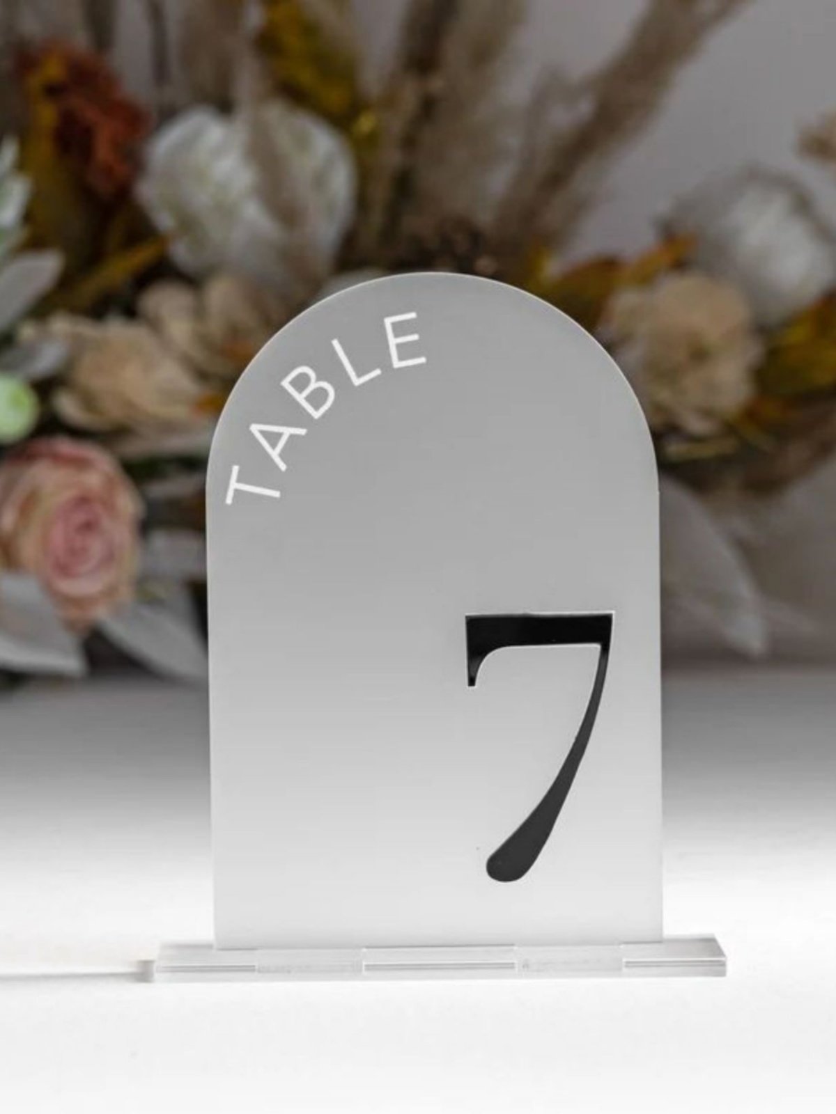 Custom Gold Acrylic Mirror Table Number Acrylic Mirror Place Card Wedding Centerpieces Acrylic Stands For Tables