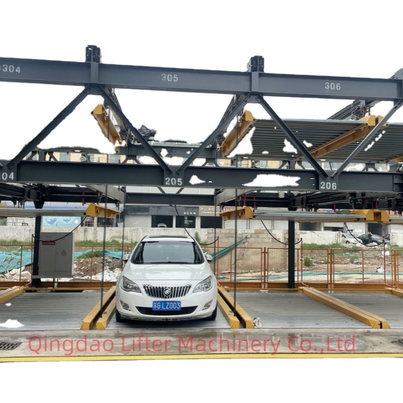 Two Levels Mechanical puzzle Car Parking garage moving system