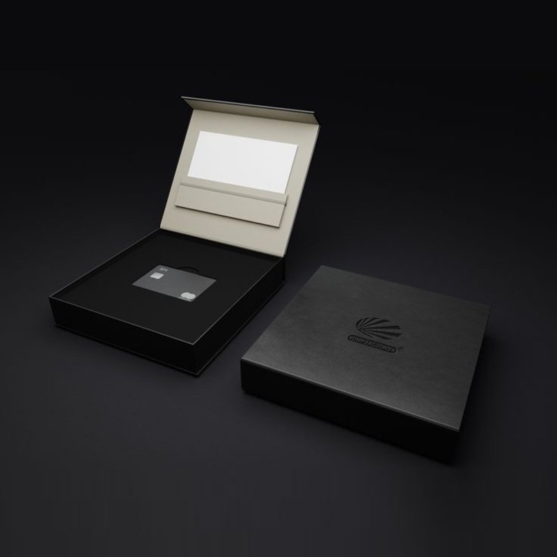 Custom Magnetic Packaging Paper Rigid Fold Cardboard Luxury Vip Credit Business Card Holder Packaging Gift Box For Credit Card