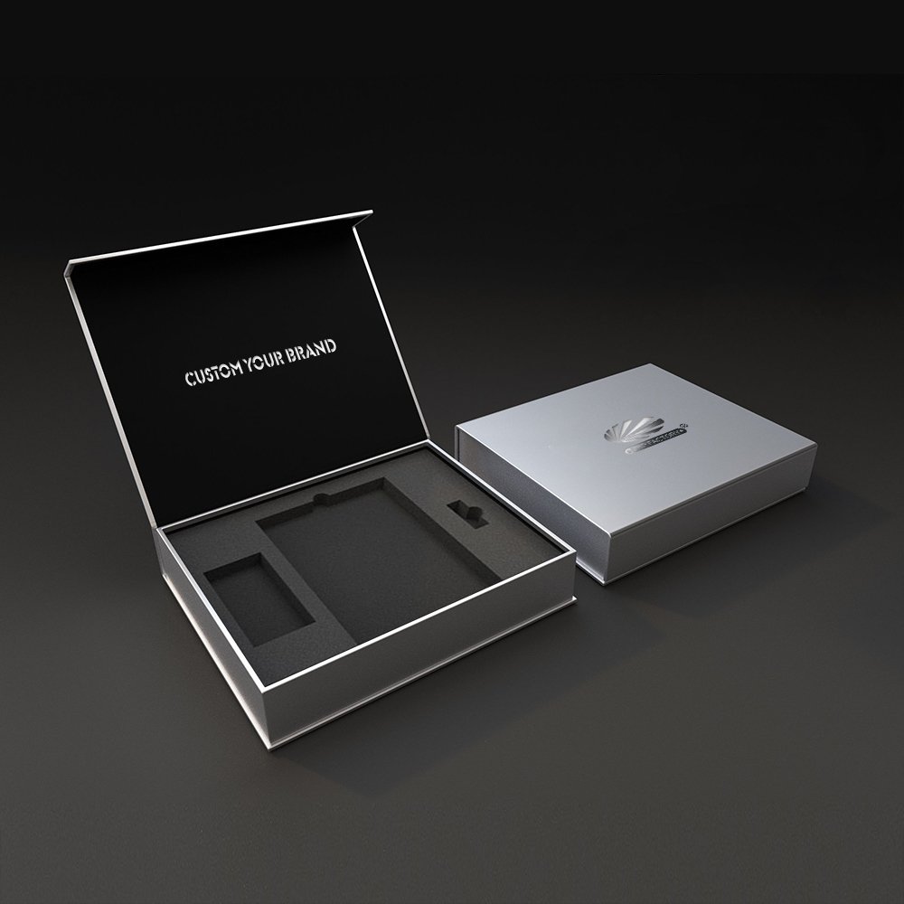 Custom Magnetic Packaging Paper Rigid Fold Cardboard Luxury Vip Credit Business Card Holder Packaging Gift Box For Credit Card