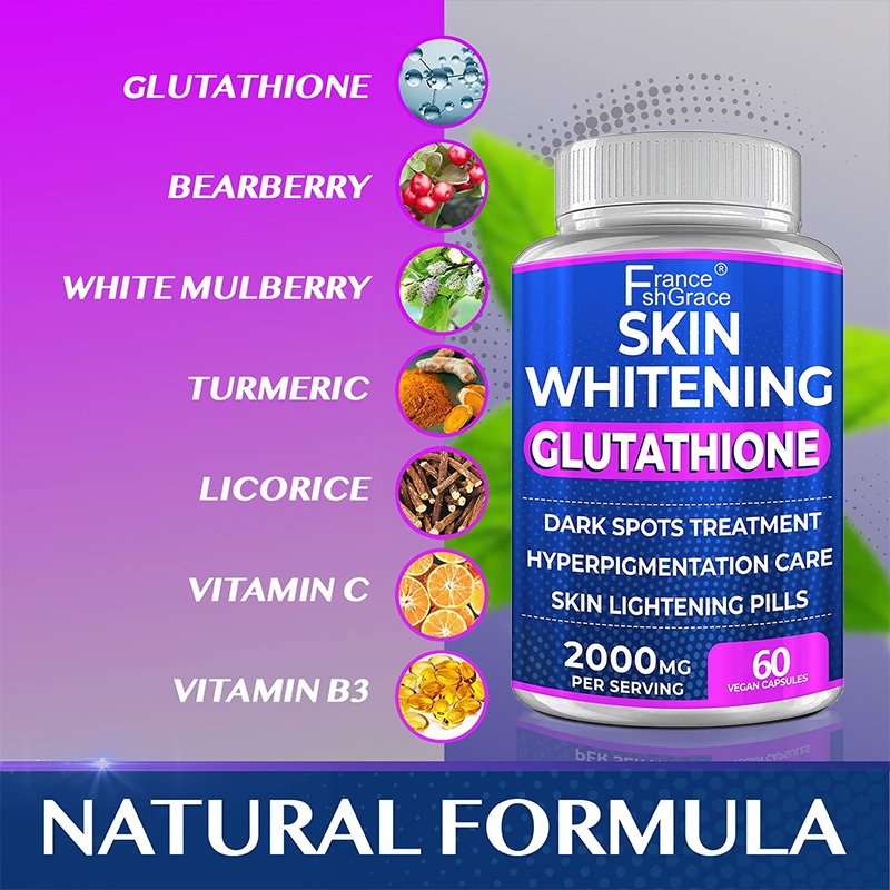 Private Label Dietary Supplement Beauty Skin Whitening Collagen Lightening Skin Whitening Capsules