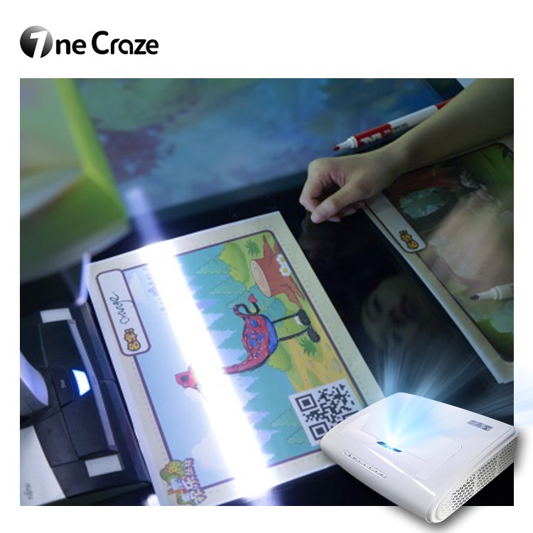Wholesale Indoor Products Interactive Projector System AR Scan Style Painting Games For Amusement Park