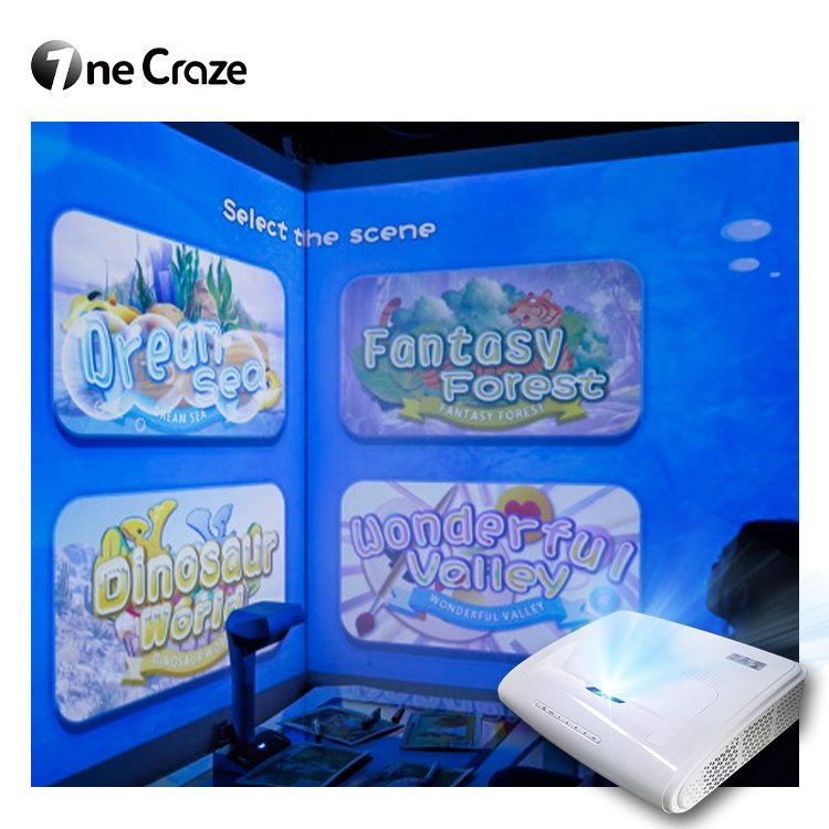 Wholesale Indoor Products Interactive Projector System AR Scan Style Painting Games For Amusement Park