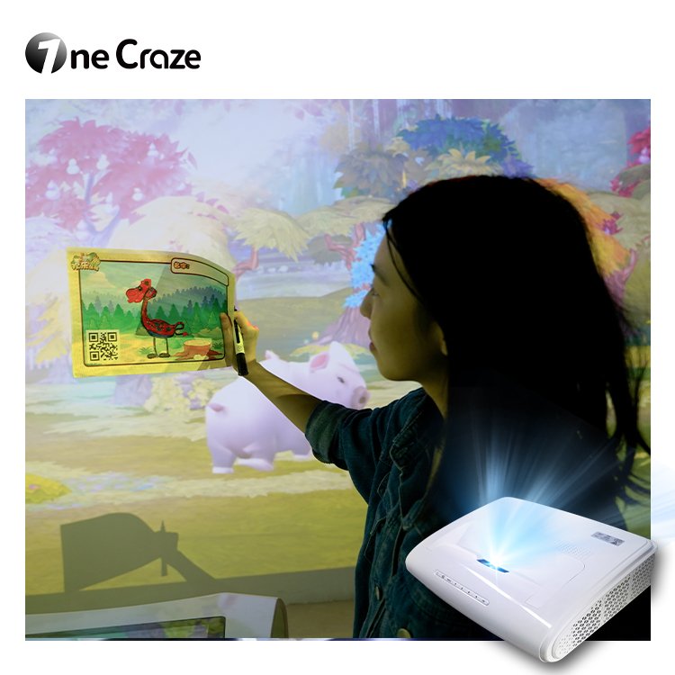 Wholesale Indoor Products Interactive Projector System AR Scan Style Painting Games For Amusement Park