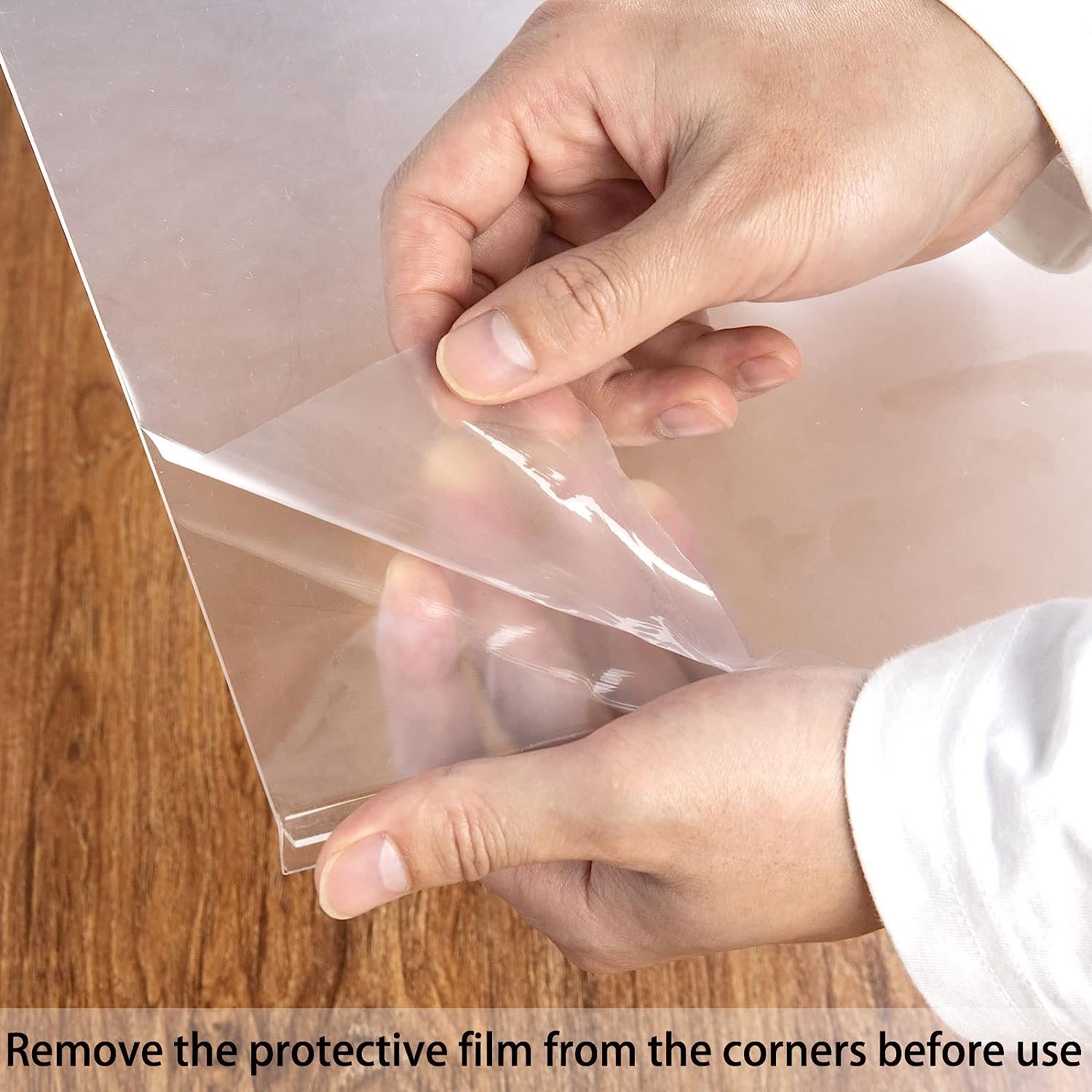 Pafu Picture Paper Card Home Office Double Sided T Shape Flyer Holder Plastic Acrylic Sign Holder Clear Table Signs Stand