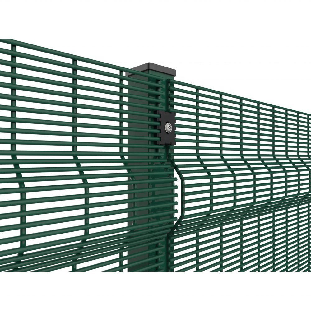 Iron Garden Fence Featuring 3D Curved Welded Wire Mesh Design