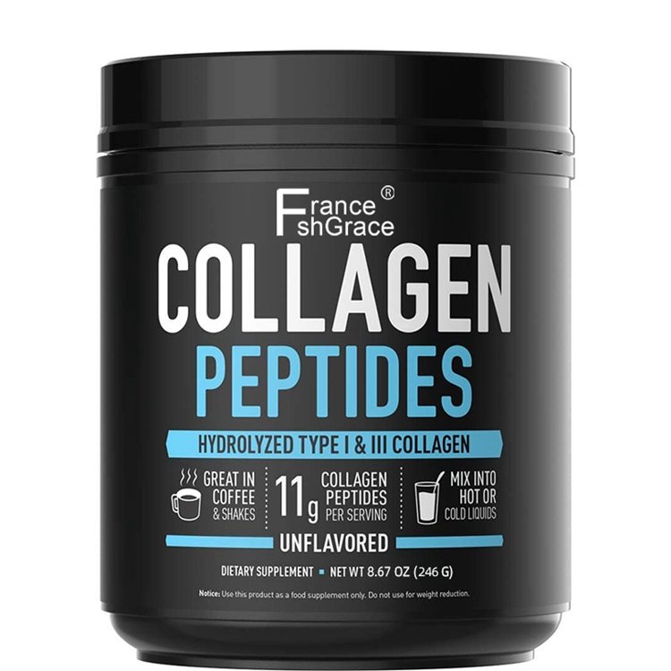 Dietary Supplement Hydrolyzed Type I & III Collagen Peptides Great In Coffee & Shakes