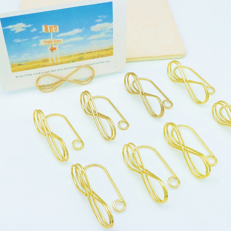Ready To Ship Wedding Decoration Custom Different Designs Metal Menu card Holders place card Holder
