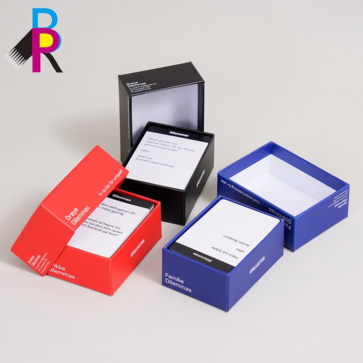 High quality game design memory flash card custom printing affirmation card deck