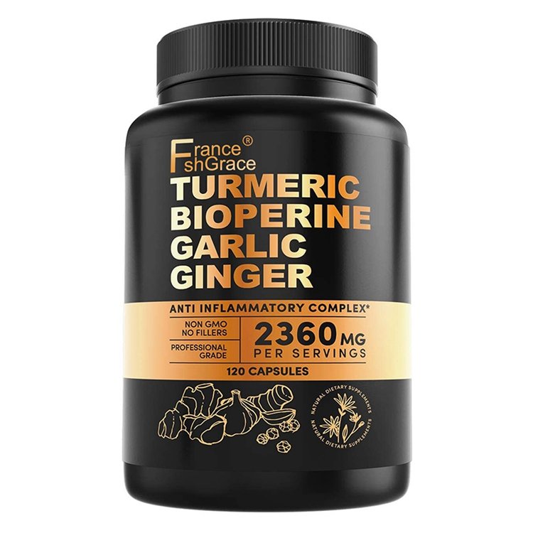 120 Capsules No Fillers Non Gmo Turmeric Supplement Bioperine Anti Inflammatory Complex