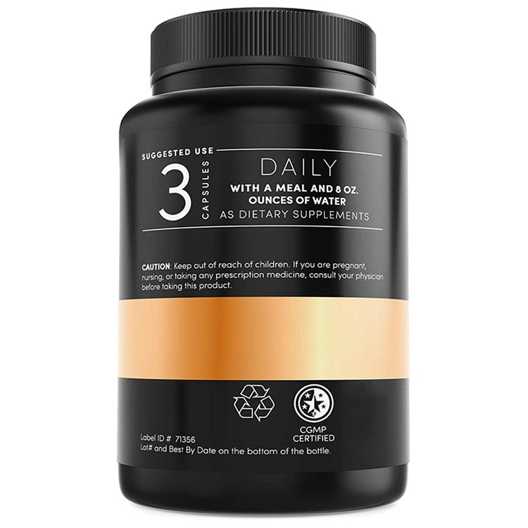 120 Capsules No Fillers Non Gmo Turmeric Supplement Bioperine Anti Inflammatory Complex