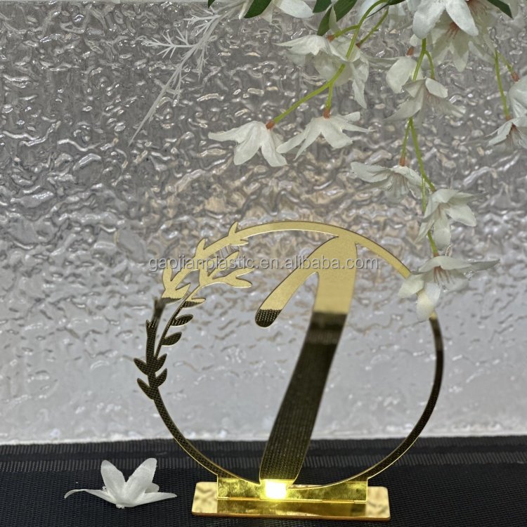 Acrylic Wedding Table Number Signs Place Card Stand Base For Reception & Party Decor Decoration