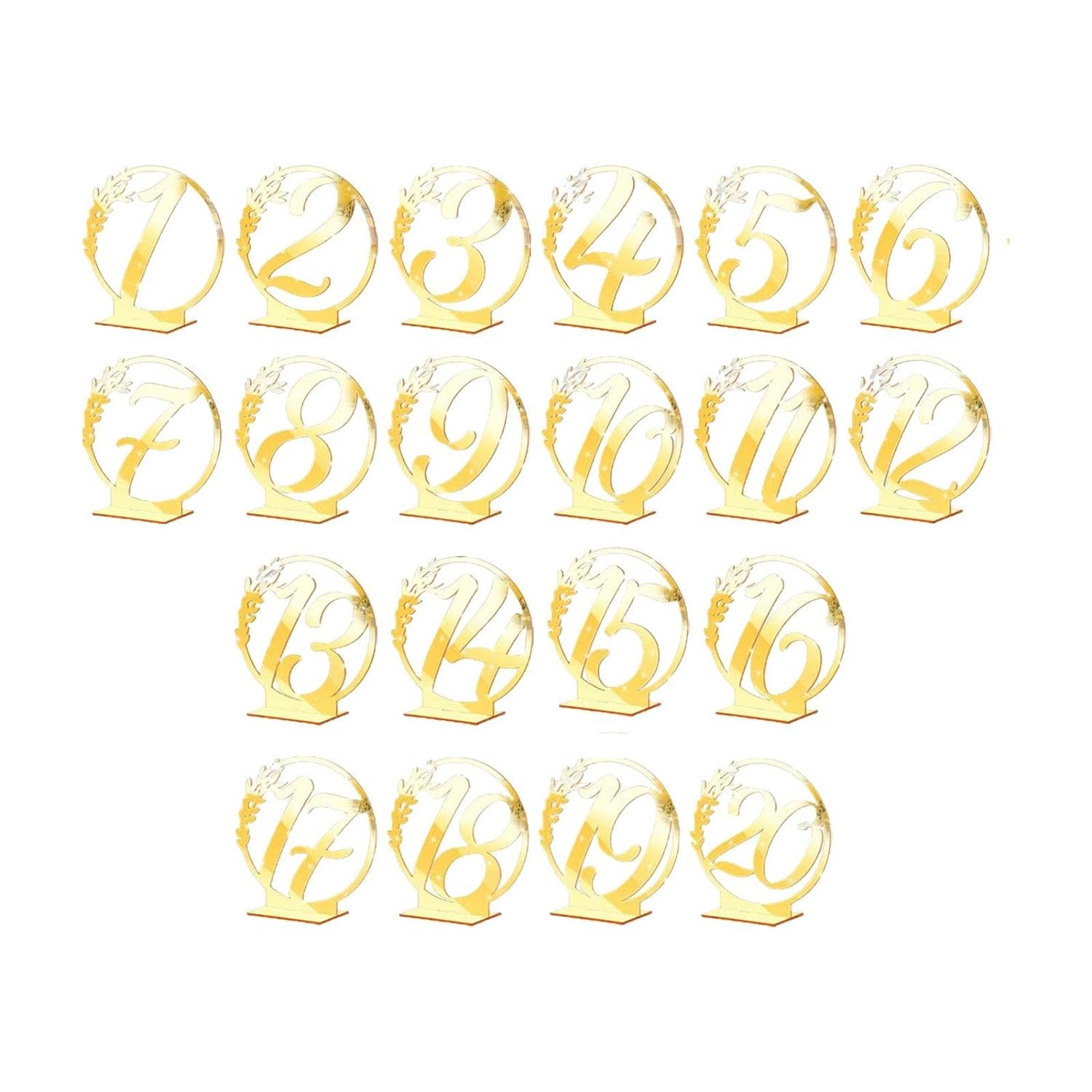 Acrylic Wedding Table Number Signs Place Card Stand Base For Reception & Party Decor Decoration