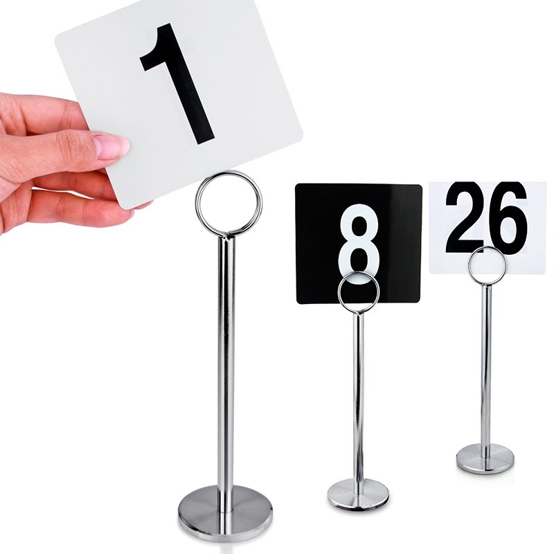 New Colors Gold Metal Display Menu Card Clip Table Number Holder For Wedding Party