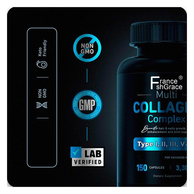 Vital Vitamins Multi Collagen 150 Veggie capsules