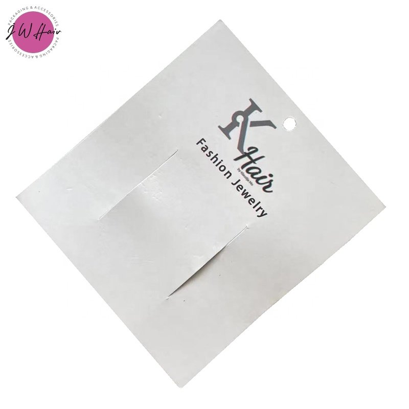 Custom Clip Place Card Holder Jewelry Hair Clips Display Cards Custom Hair Accessory Holder
