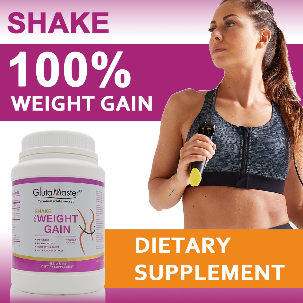 1KG Healthcare Sports Dietary Supplement Hip Butt Weight Gain Pre Workout Muscle Mass Whey Protein Powder For Weight Gain