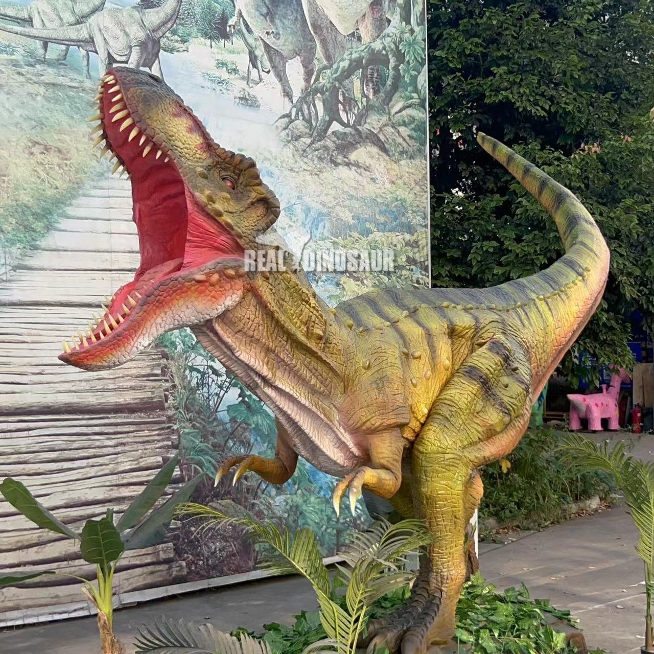 Upgraded Technology Animatronic Dinosaur For Amusement Park