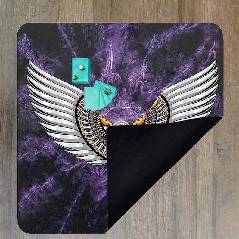 Handmade High Definition Velvet Table Mats Striped Jacquard Fabric Tarot Card Game Play Mat Place Mats for Outdoor Use