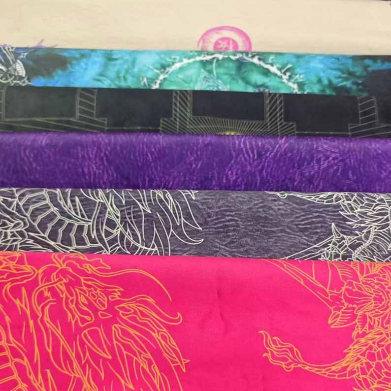 Handmade High Definition Velvet Table Mats Striped Jacquard Fabric Tarot Card Game Play Mat Place Mats for Outdoor Use