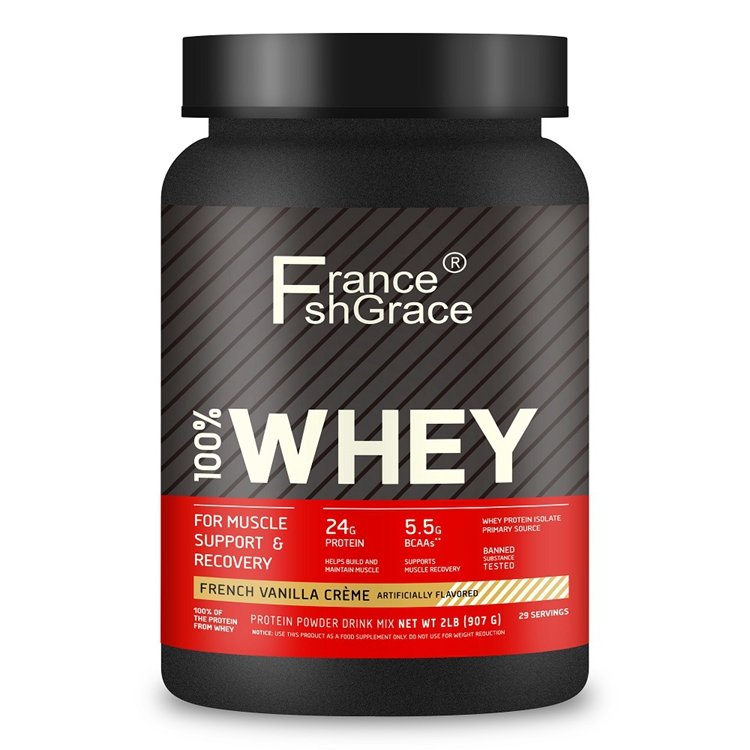 Whey Protein Powder Protein Powder for Muscle Gain Growth Free Non-GMO Gluten Free Vanilla Flavor