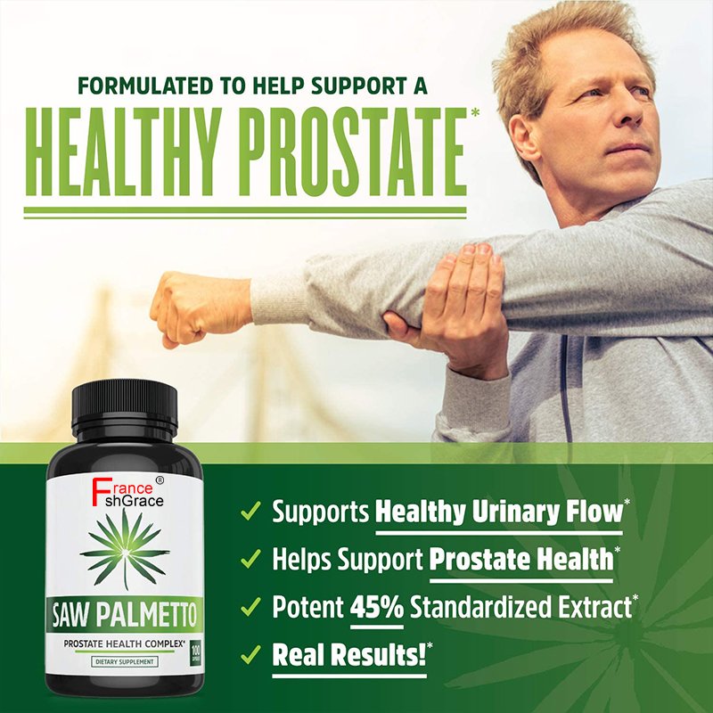 Supplements Help Prostate Health Prevent Hair Loss And Gluten-Free Saw Palmetto Capsules