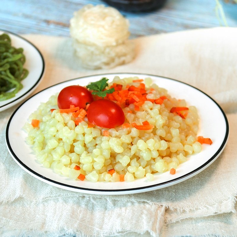 Ready to Eat Rice Wholesale Konjac Shirataki Instant Rice Bulk 270g Low Card Chinese Konjac Rice