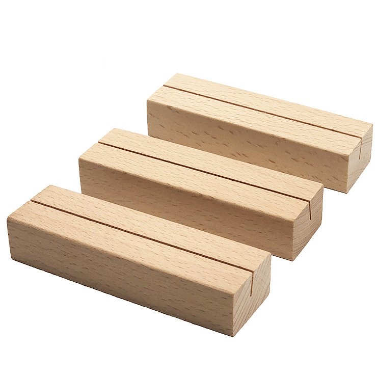 Hoye Crafts Wood Place Card Holders Creative Business Card Holder Funny Wooden Note Folder New Toys 2023 Kids